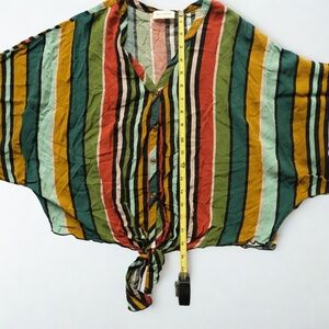 Free Kisses Multicolor Striped Camisole